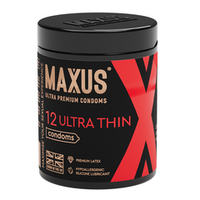 Ультратонкие презервативы в железном кейсе Maxus Ultra Thin X-Edition 12шт