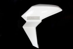 64411-MJE-D40ZH. SHROUD A, L. Without labels, NHA96P, Pearl Metalloid White. CB650F 2014-2016