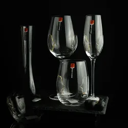 Бокал-флюте для шампанского 250 мл Face to Face декор d 4,5 см h24 см P.L. - BarWare [6]