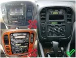 Магнитола для Toyota Land Cruiser 100 1998-2002 (три крутилки климата) - GT9-9175 на Android 10