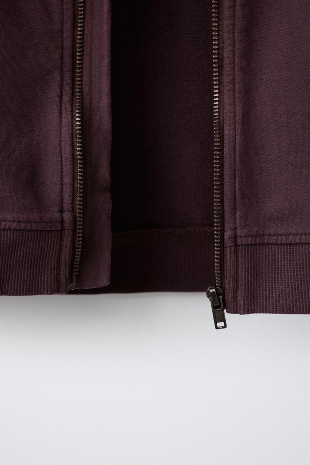ZARA ХУДИ С МОЛНИЕЙ, ГРАНАТОВЫЙ