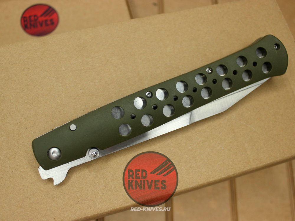 Нож Cold Steel 26C Ti-Lite 6 Lynn Thompson Signature - рукоять зеленый нейлон