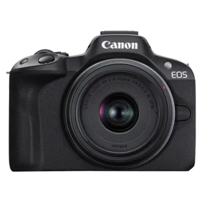 Беззеркальный фотоаппарат Canon EOS R50 Kit RF-S 18-45mm IS STM/RF-S 55-210mm IS STM