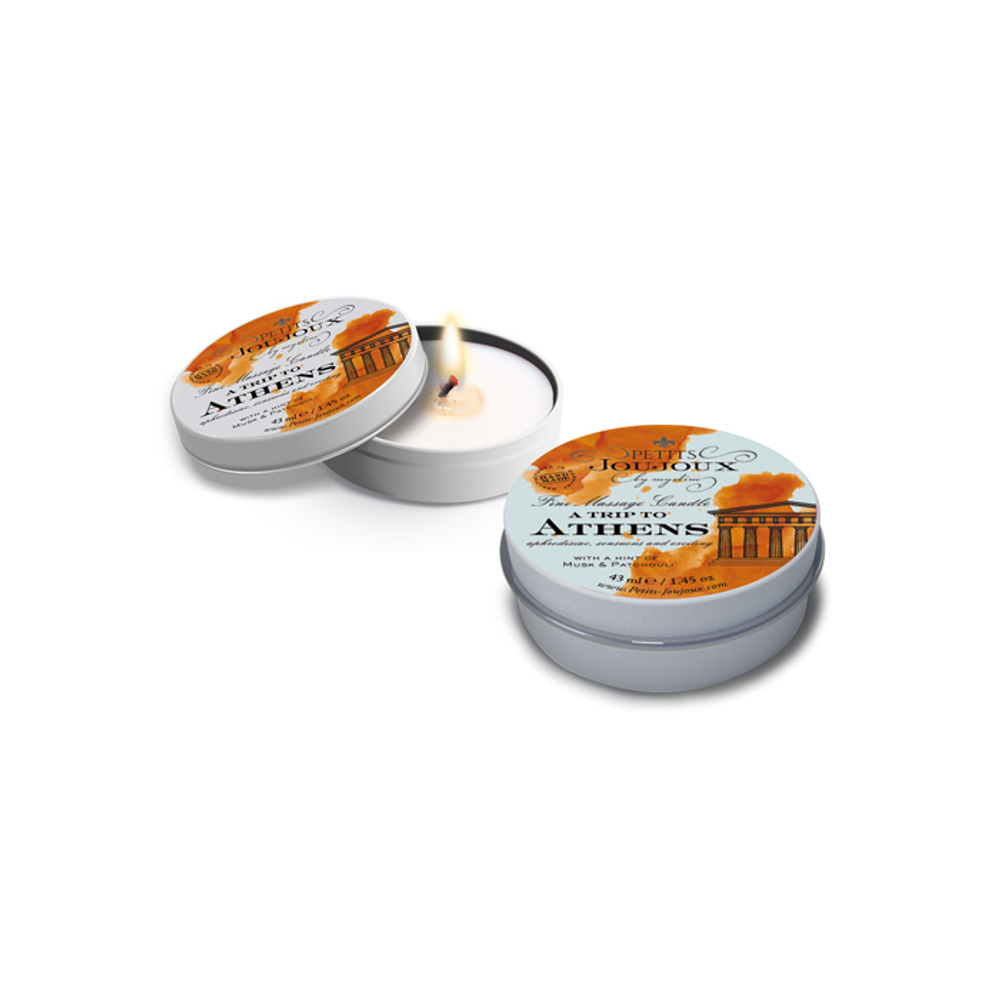 Массажная свеча Petits Joujoux Athens, мускус и пачули, 30 мл