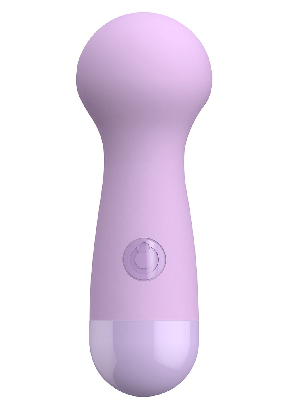 Сиреневый вибромассажер CARA SMALL WAND PURPLE - 14 см. (Цвет: сиреневый)