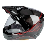 Шлем Klim X1 Alpha, цвет Quanta gloss black - fiery red, размер XL (RR)