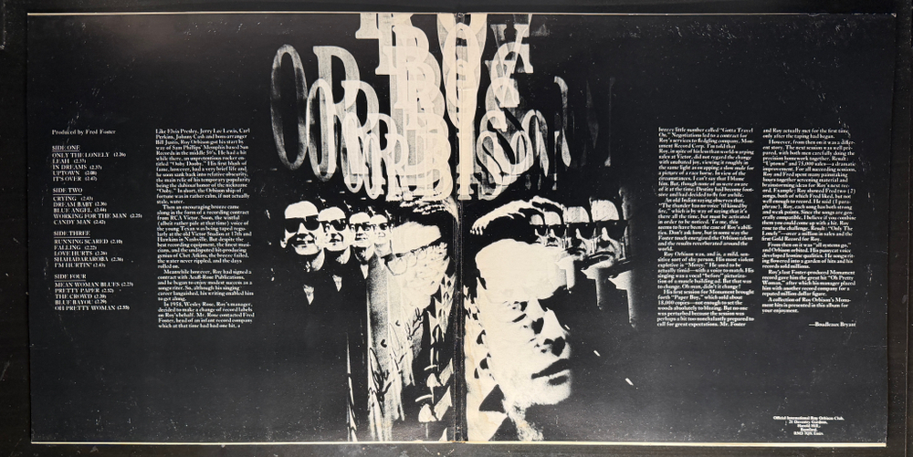 Roy Orbison ‎– The All-Time Greatest Hits Of Roy Orbison 2LP (Англия 1972г.)
