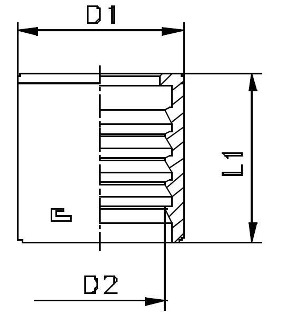 Муфта DN 12 1SN/2SC
