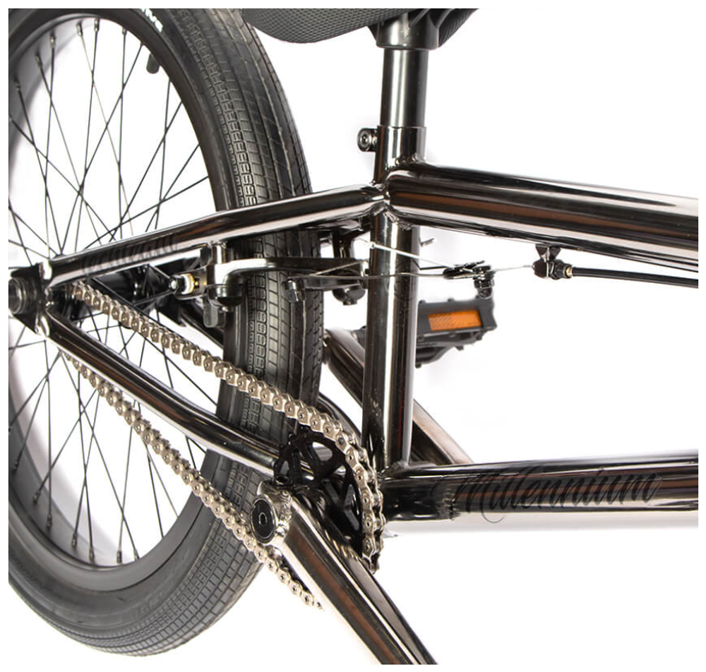 Велосипед BMX TechTeam Millennium (2020) chrome 20.5" (требует финальной сборки)