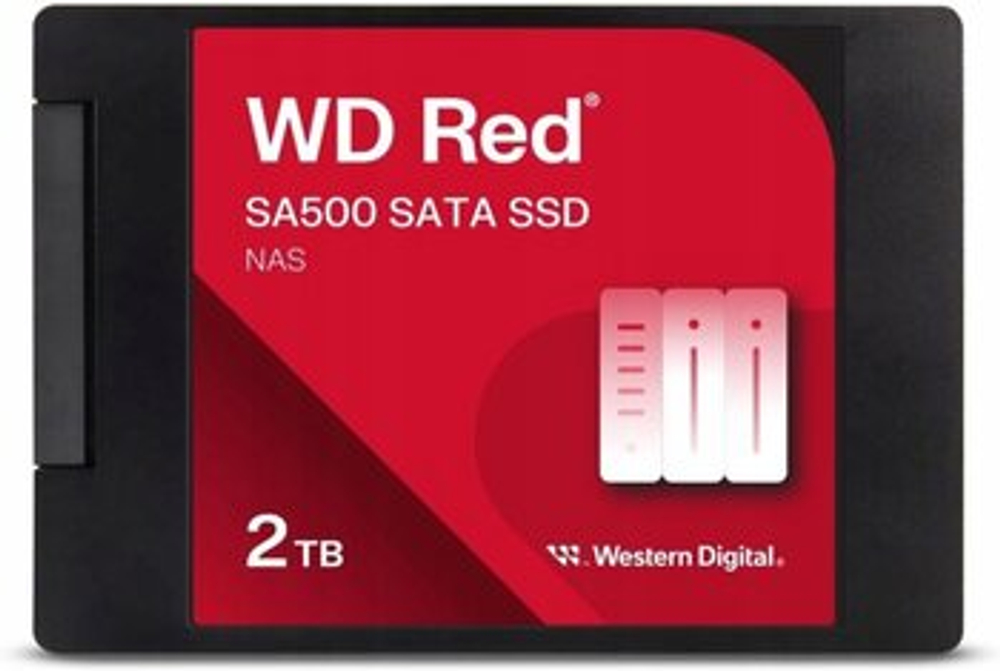 SSD WESTERN DIGITAL WD Red SA500, 2 ТБ, 2.5", SATA, WDS200T2R0A