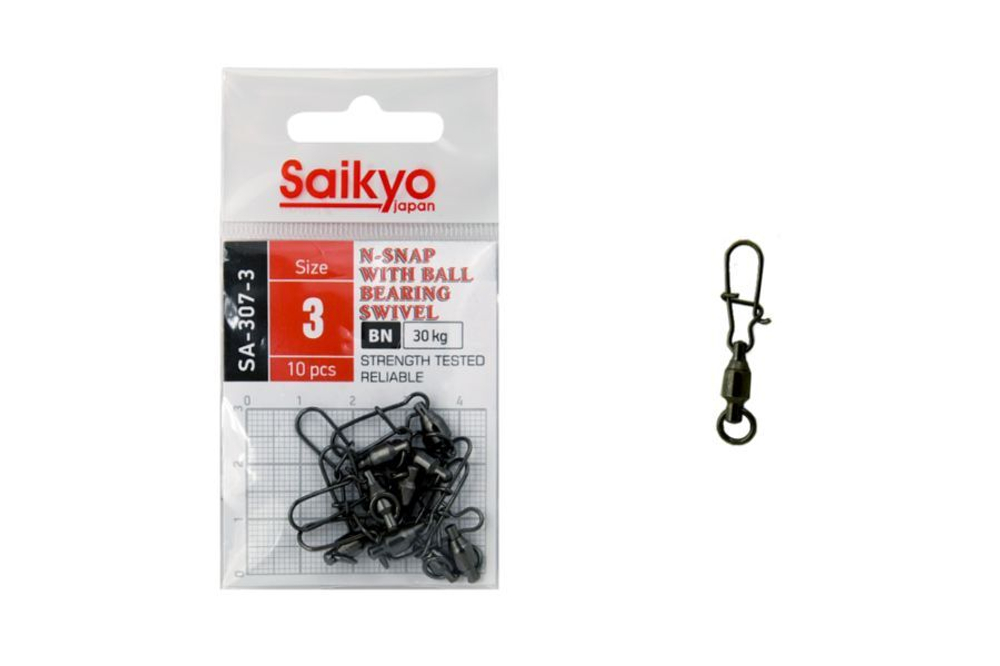 Вертлюг с застежкой Saikyo SA-307