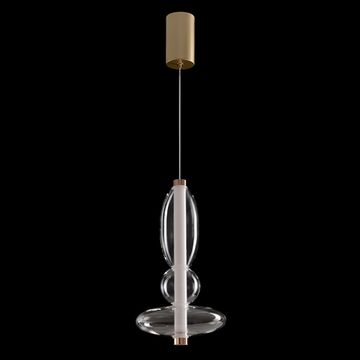 Подвесной светильник LED 10W 3000К Quasar SP10W Led Transparent прозрачный Crystal Lux