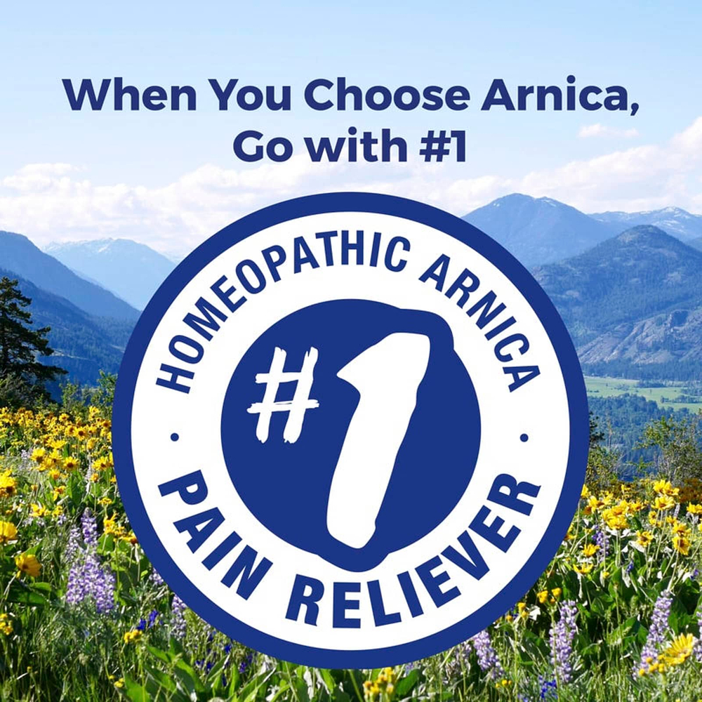 Boiron, Arnicare, таблетки для рассасывания арники (Arnica montana), без добавок, 60 таблеток для рассасывания