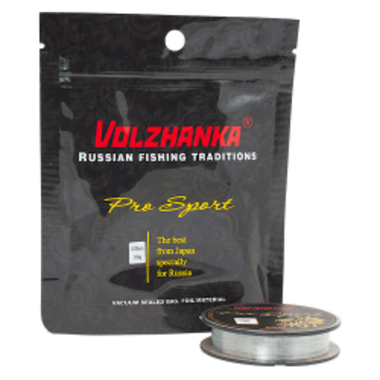 Леска Монофильная Volzhanka Pro Sport 50м 0.096мм 0.86кг Прозрачная PST-0096