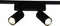 Трековый светильник  13005-9.3-002UR magnetic LED2x5W BK Reluce