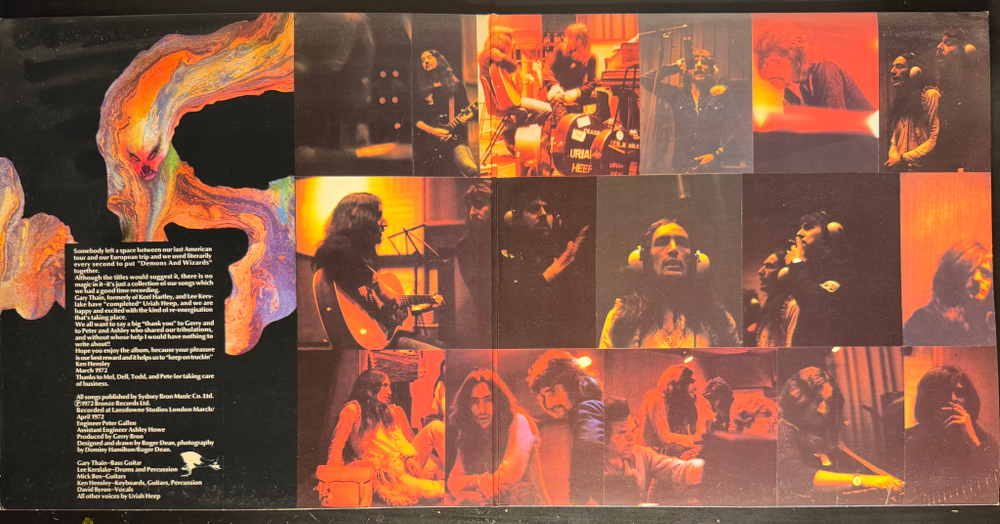 Uriah Heep ‎– Demons And Wizards (Англия)