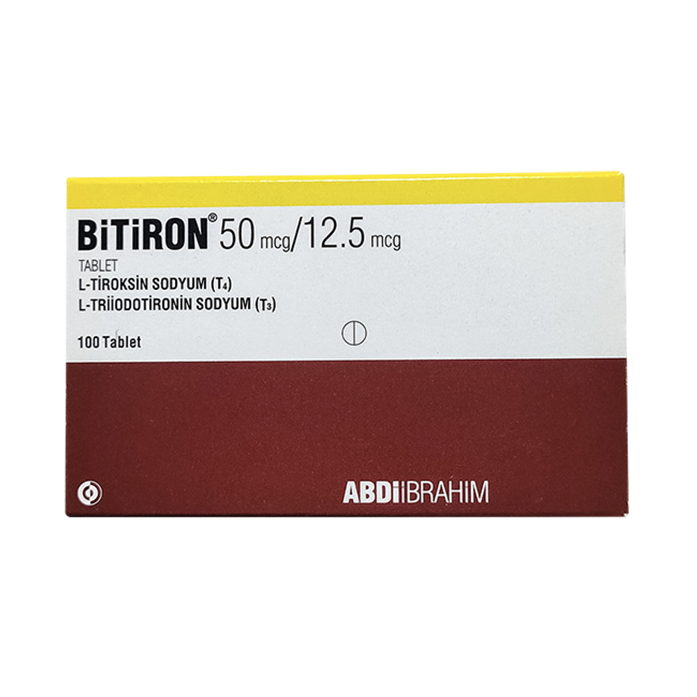 Битирон 50мкг/12.5мкг 100табл (Bitiron). Битирон 50мкг/12.5мкг 100табл (Bitiron).