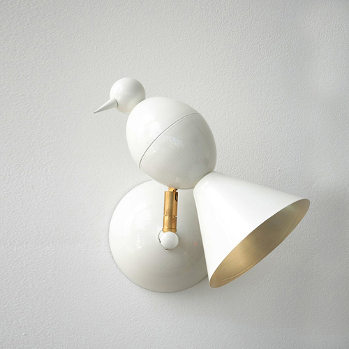 Настенный дизайнерский светильник  Alouette от Atelier Areti (белый)
