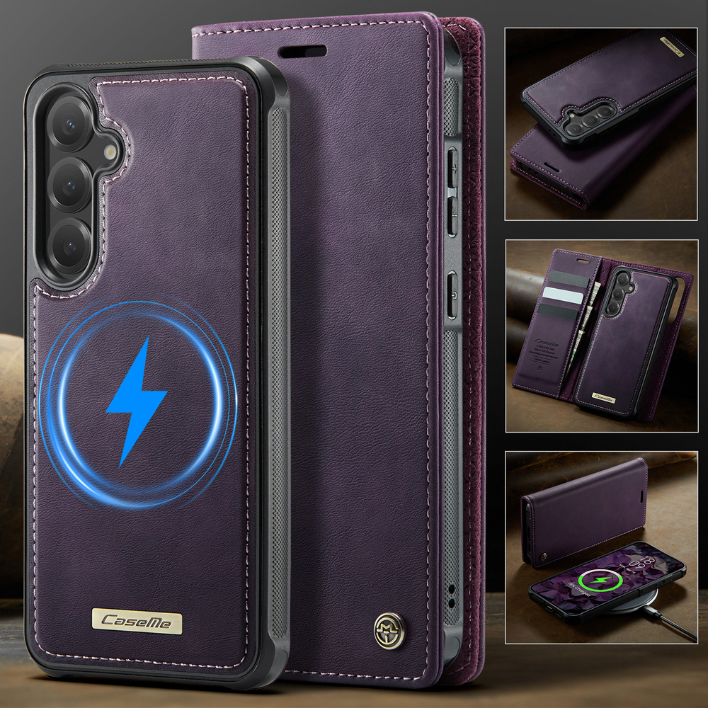 Чехол-кошелек CaseMe 2 in 1 MagSafe Samsung Galaxy S24+