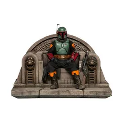 Boba Fett on Throne - Star Wars - Iron Studios