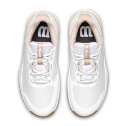 Женские теннисные кроссовки Wilson Intrigue Pro Clay - white/cameo rose/gum