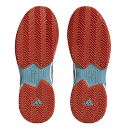 Мужские кроссовки теннисные Adidas CourtJam Control M Clay - core black/cloud white/better scarlet