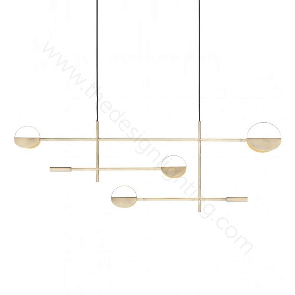 Pendant design lamp  Leaves by Bolia (Gold)