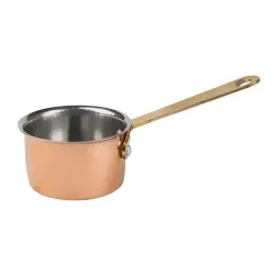 Соусник 80 мл d 5 см h2,5 см Copper круглый с ручкой нерж. цвет медь P.L. Proff Cuisine