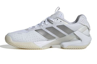 Женские Кроссовки теннисные Adidas Adizero Ubersonic 5 W Clay - cloud white/silver metallic/cloud white
