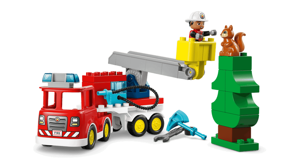 Конструктор LEGO Duplo 10473 Fire Truck with Hose and Firefighter