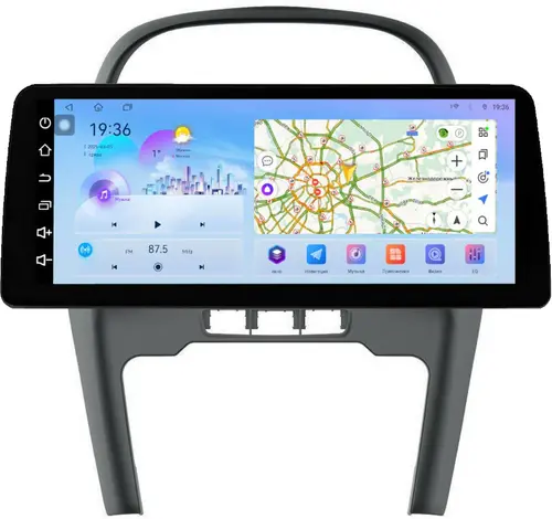 Магнитола для Chery Tiggo T11 2013-2016 - FarCar S500-TS18 монитор 12.3" 2K QLED на Android 14, Быстрая, CarPlay, 4G SIM-слот