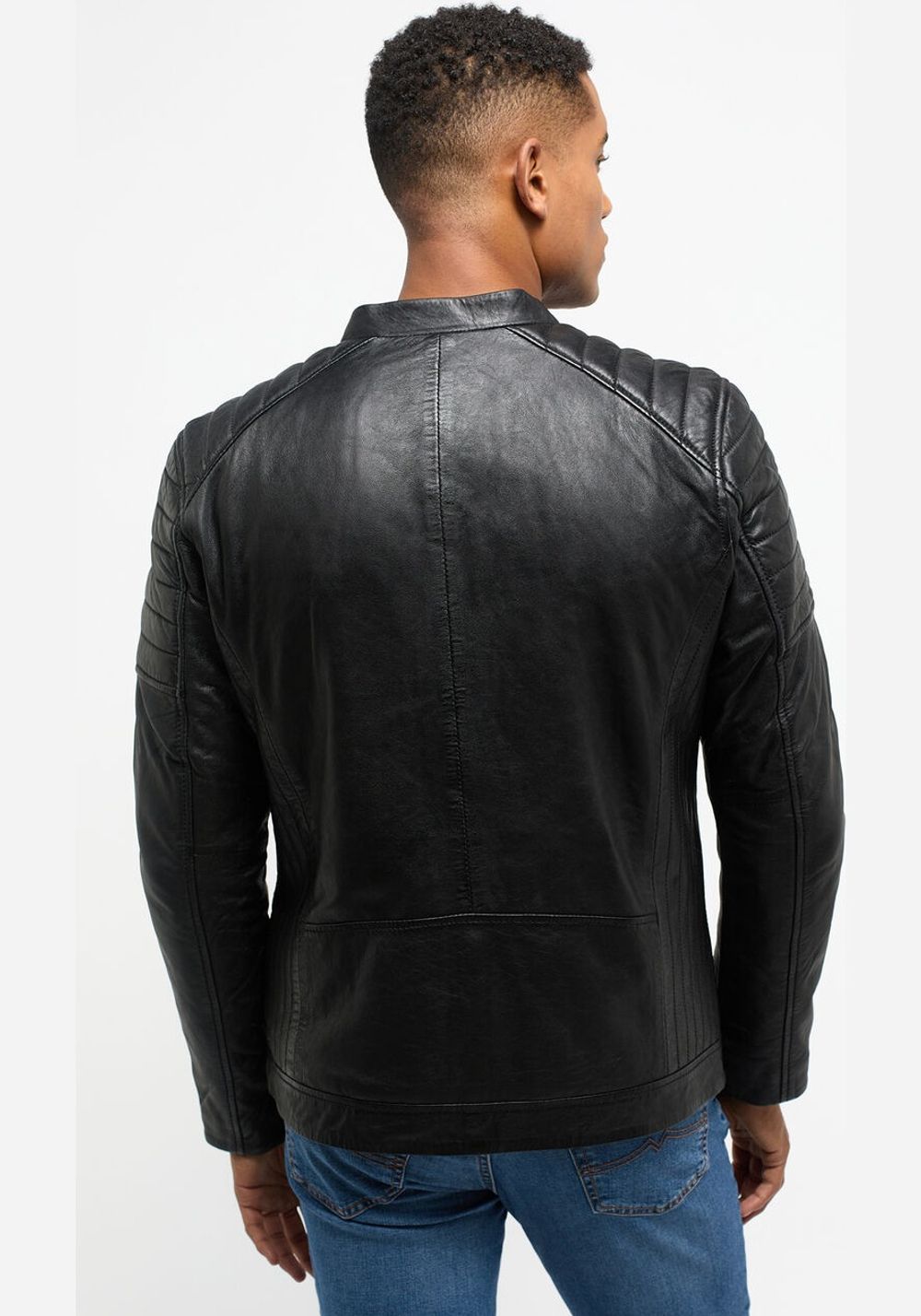 Куртка straight biker jacket MU-M232-80-1000
