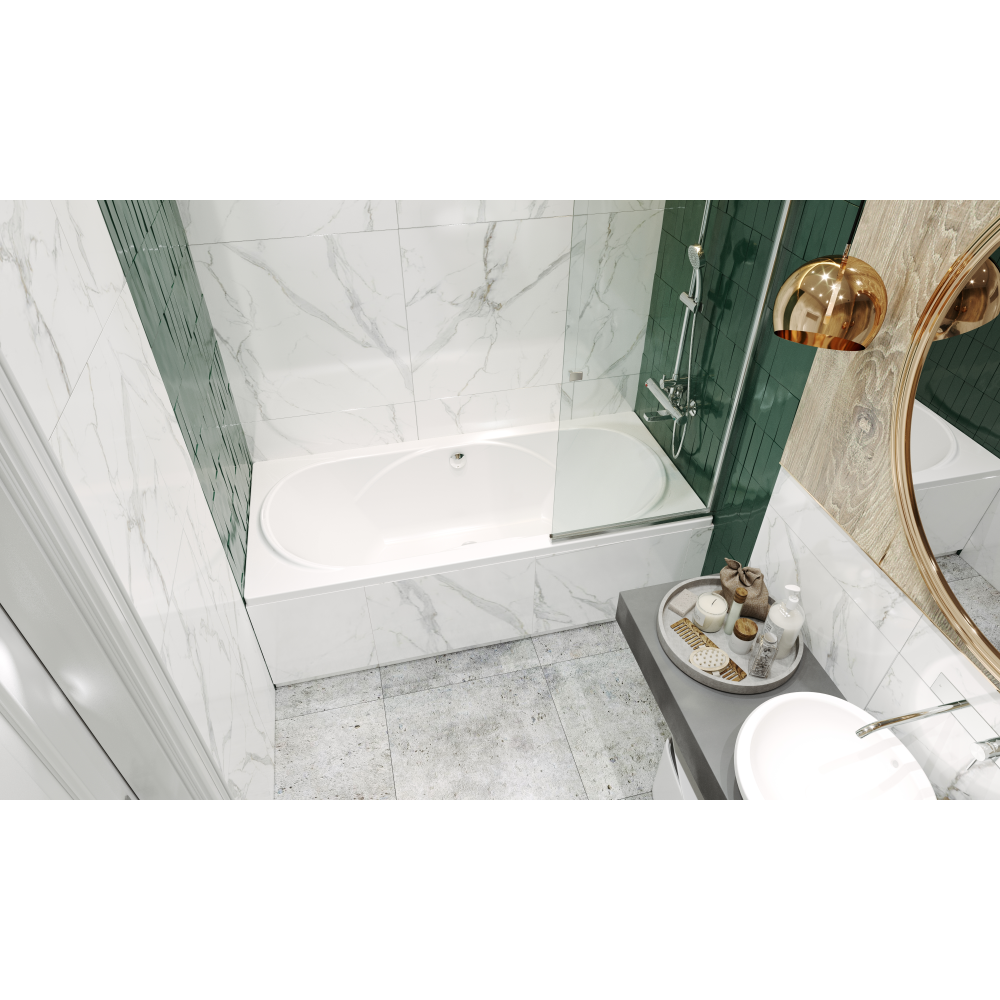 ВАННА АКРИЛОВАЯ ROCA Madeira 180x80 В комплектес каркас