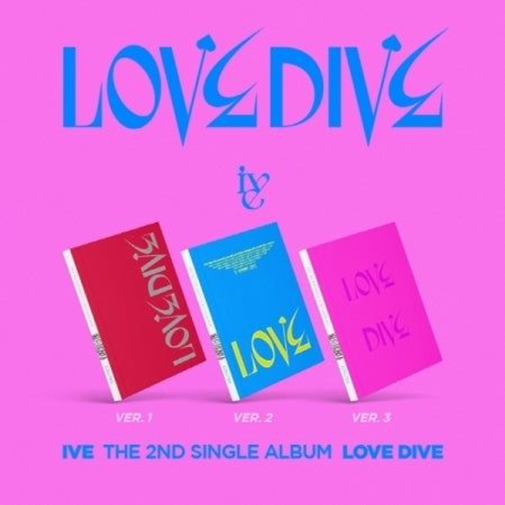 Альбом IVE - LOVE DIVE 2nd Single Album RANDOM Version