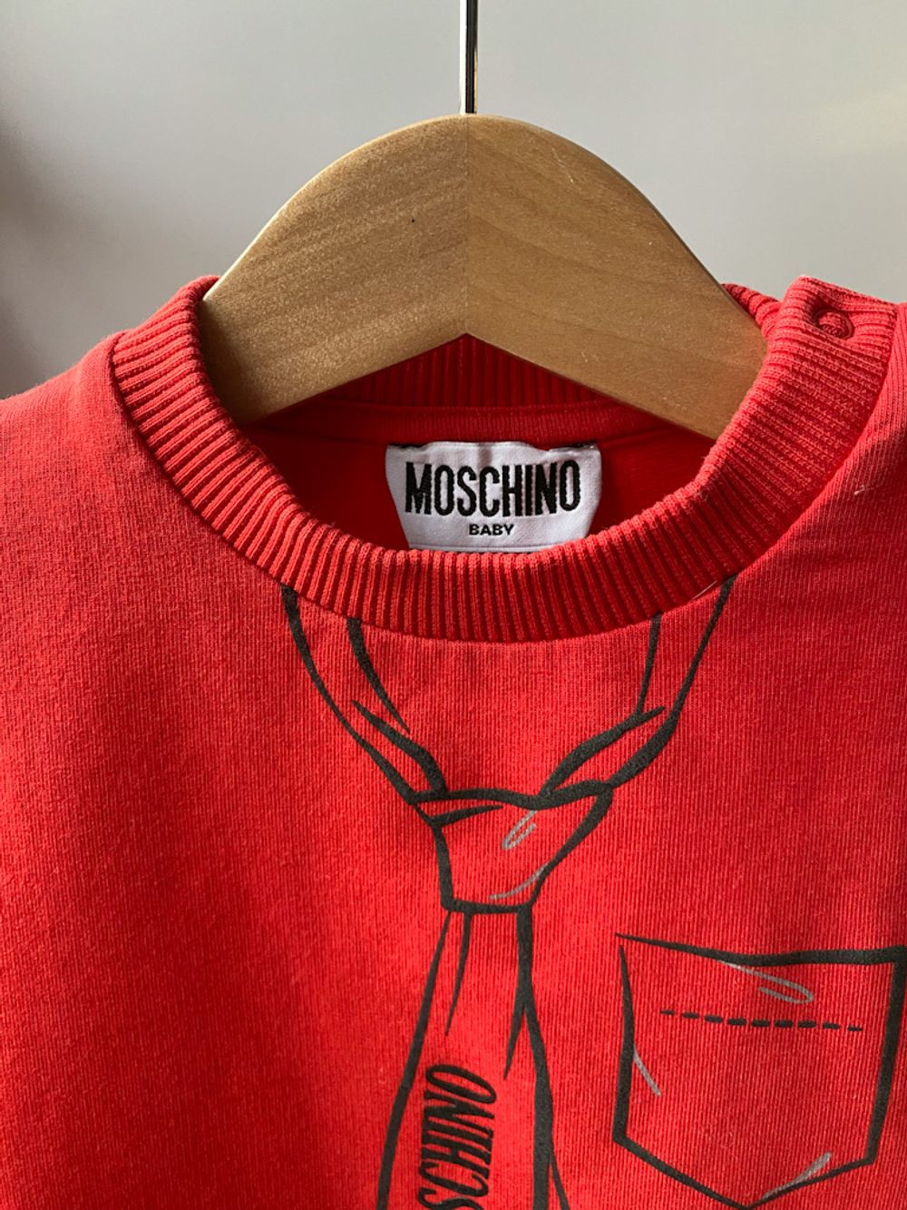 Хлопковый свитшот Moschino, 98