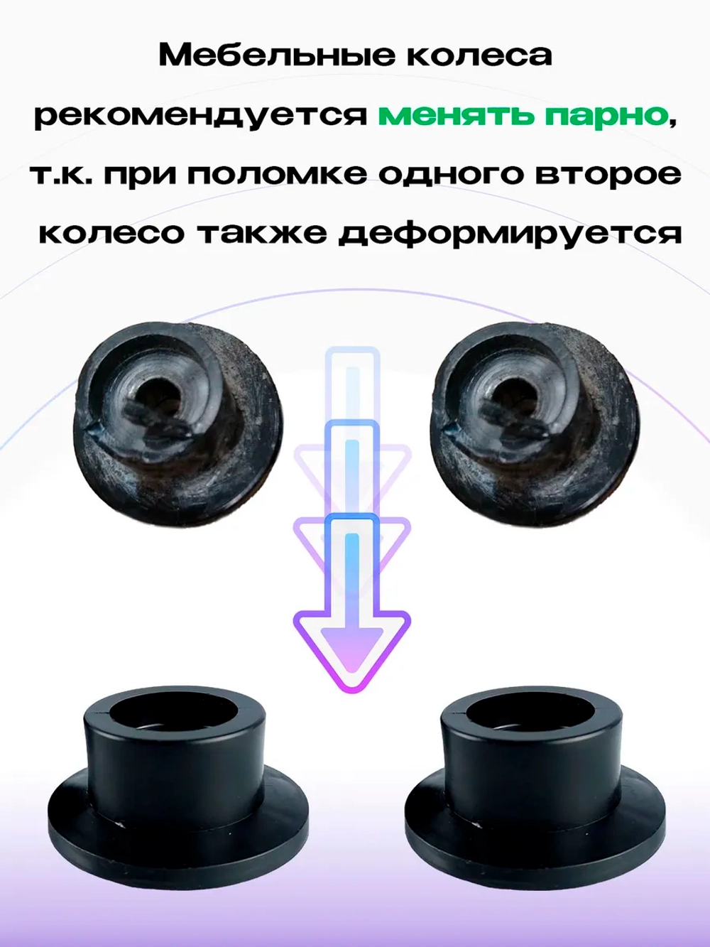 Колесо для дивана Венеция узкое №5