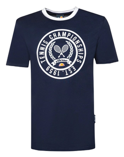 Мужская теннисная футболка Ellesse Segna Tee - navy