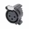 Neutrik NC3FAHL1 панельный разъем XLR female, горизонт. установка на ПП