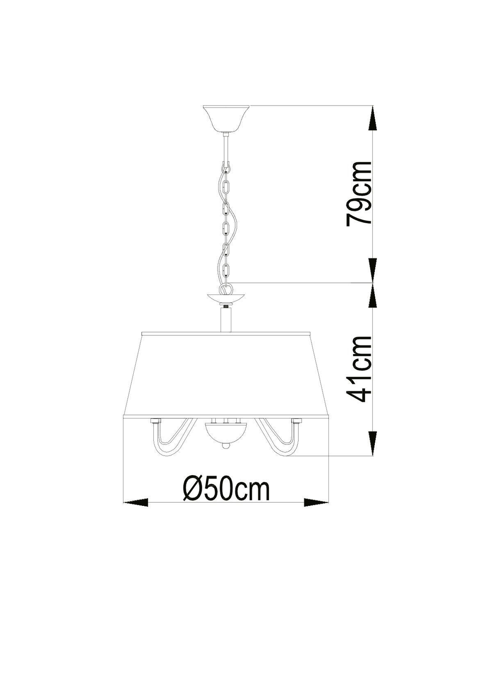 Люстра подвесная Arte Lamp Aurora A1150SP-5CC