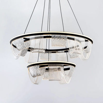 Подвесной cветильник LED4U L7706-800-460 BK
