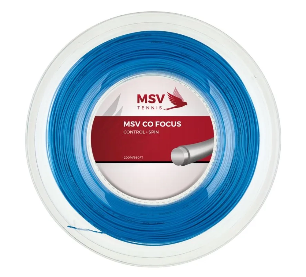 Струны теннисные MSV Co. Focus (200 m) - sky blue