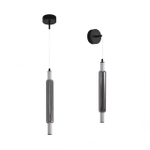 6556/15WCL LEDIO LN26 280 черный/дымчатый, металл/акрил/стекло Бра/подвес LED 15W 4000К 220V TRENDY