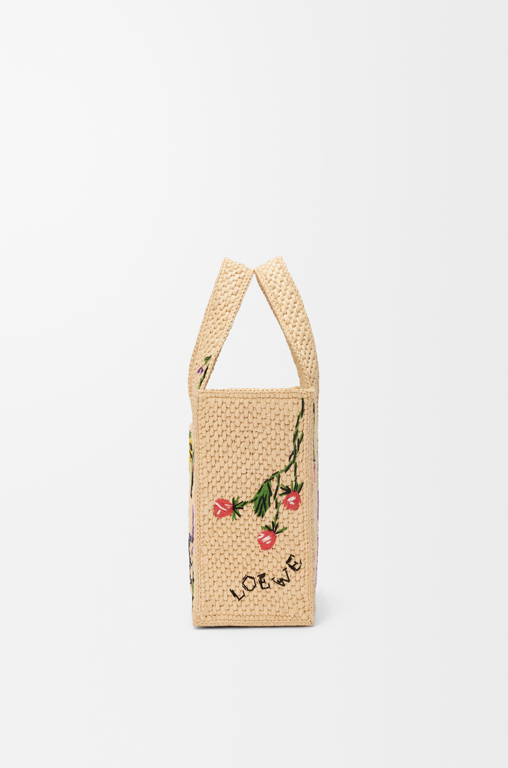Loewe Маленькая сумка-тоут Font из рафии, натуральный
