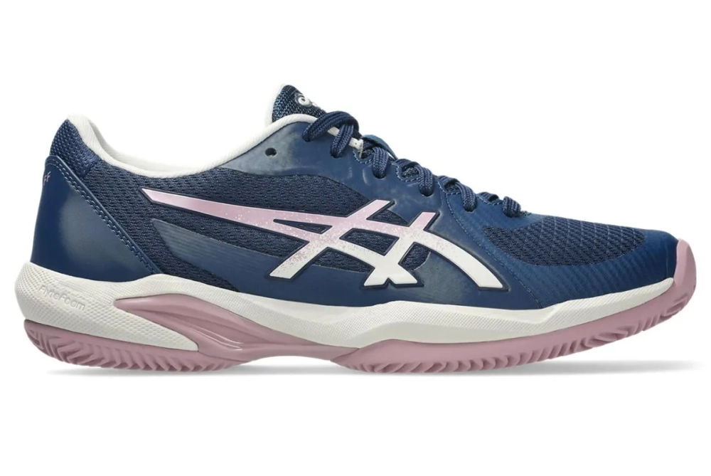 Женские теннисные кроссовки Asics Solution Swift FF 2 Clay - independence blue/taro purple