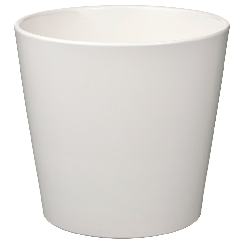 IKEA SOJABÖNA  (ИКЕА СОЙАБЁНА)  -  Кашпо - белое 19 см