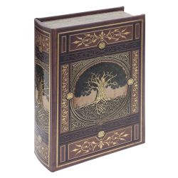 GAEM Шкатулка-книга с кодовым замком, L17,5 W7 H27 см