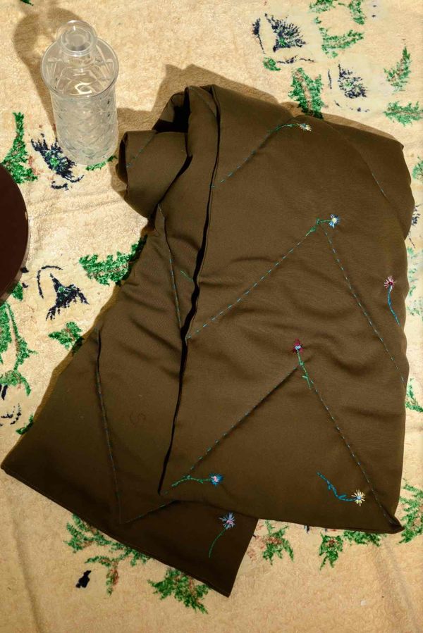 Шарф Deep Green Scarf хаки - фото 4