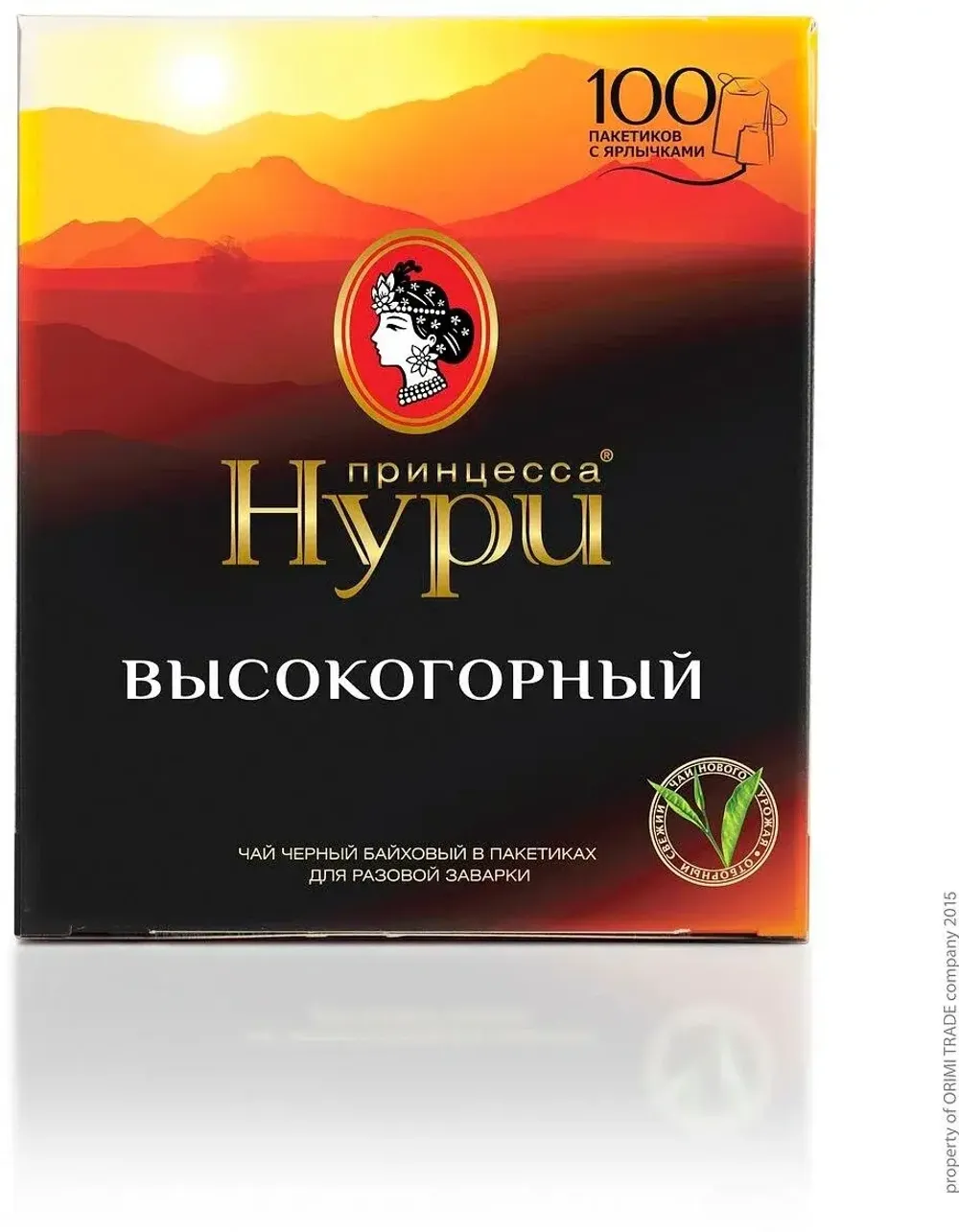 Чай Принцесса Нури 100 пак Высокогорный с/я