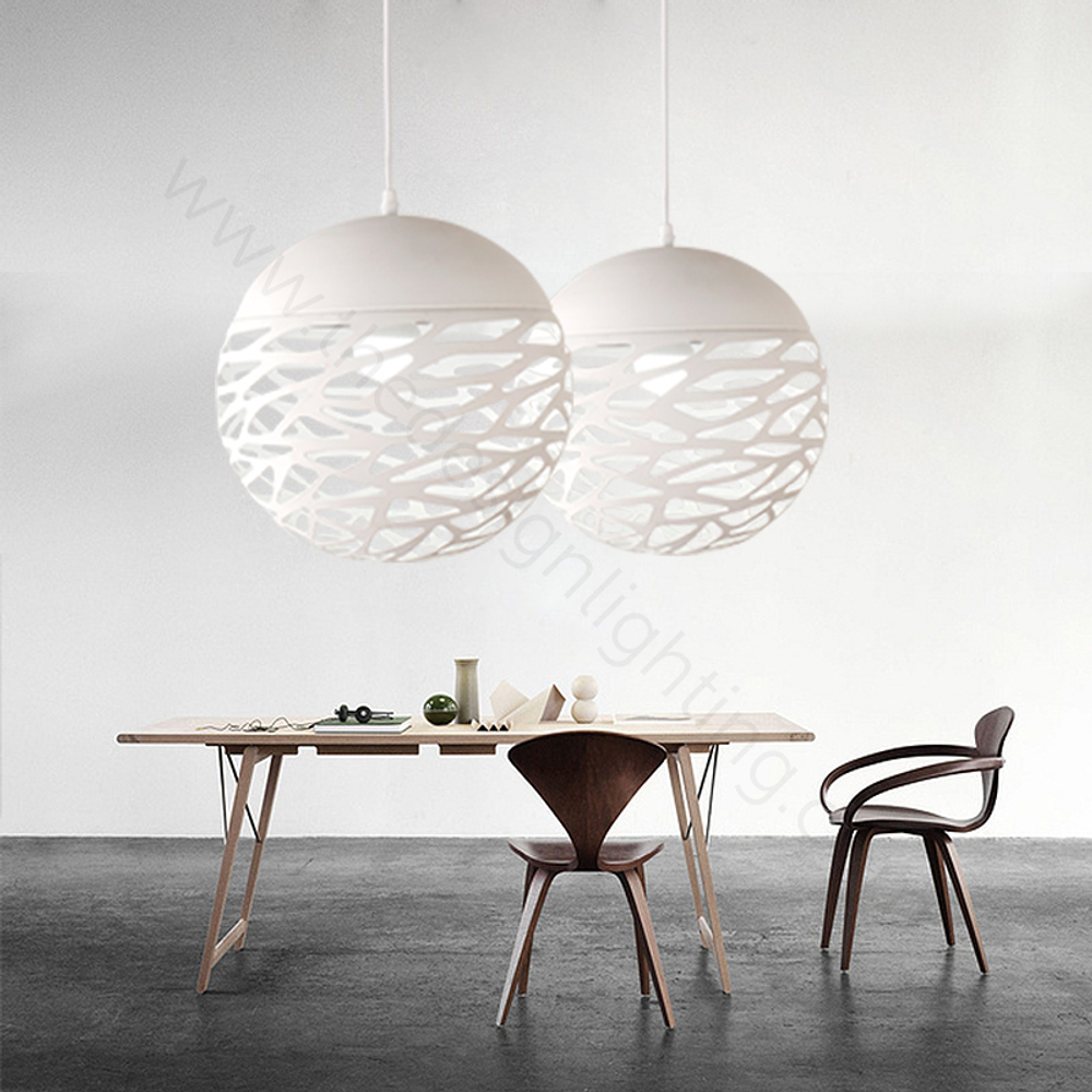 Pendant design lamp Kelly Cluster by Studio Italia Design (White/sphere)