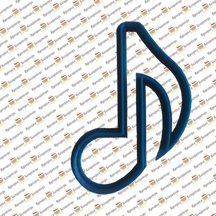 Вырубка пластиковая "Нота" (10см)